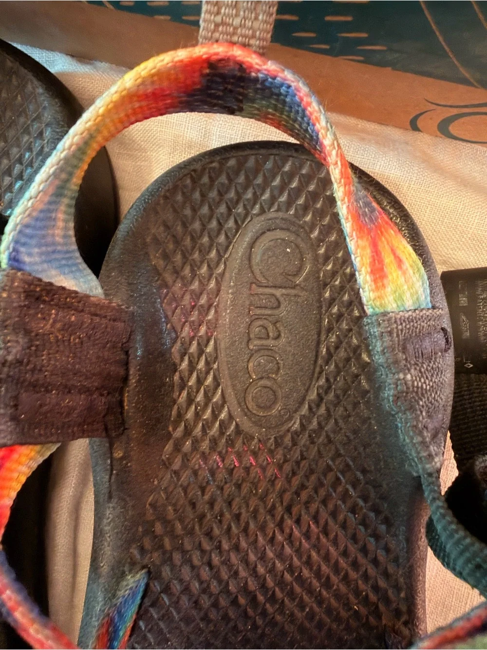 Chaco Kids Ecotread Tie-Dye Strap Sandals